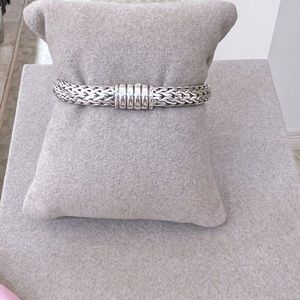 John Hardy Silver Woven Bracelet